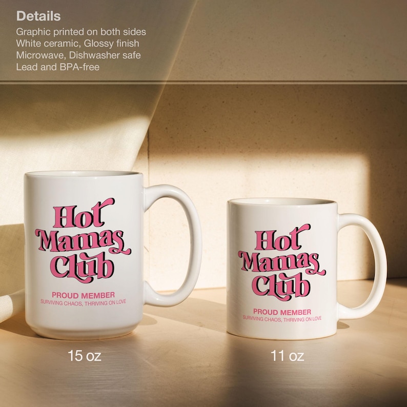 New Dad Mug For Dad Funny Dad Gift For Dad Friend Hot Dads Club Mug Fathers Day Gift For New Dad Gift First New Parent Gift For Baby Shower Pink Mama
