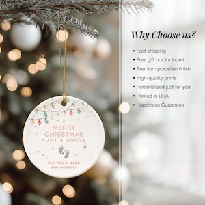 Pregnancy Announcement Ornament New Baby Ornament For New Parents See You In 2026 Announcing Pregnancy Christmas Ornament For Expecting Mom image 9