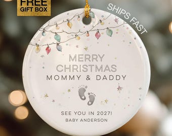 Pregnancy Announcement Ornament New Baby Ornament For New Parents See You In 2026 Announcing Pregnancy Christmas Ornament For Expecting Mom