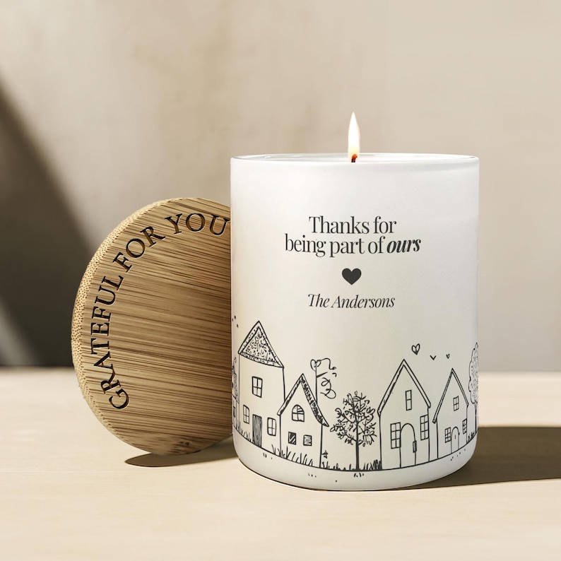 It Takes a Village Candle For Teacher Candle Thank You Gift Candle Gift, Personalized Teacher Gift For Teacher Appreciation Gift, Nanny Gift image 2