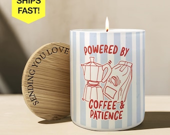 Funny Mom Candle For Mom Candle Personalized New Mom Gift Baby Shower Gift For Mother's Day Candle For New Parent Gift Coffee Lover Candle