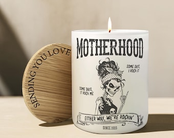 Funny Mom Candle For Mom Candle, Funny Motherhood Gift For New Mom Gift From Daughter Mother's Day Candle For New Mom Birthday Gift Mother