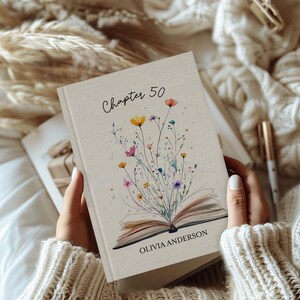 50th Birthday Gift Personalized Birthday Journal Fiftieth Birthday Notebook Custom Birthday Book 50 Year Old Birthday Gift Bday Guest Book image 8