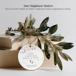 Pregnancy Announcement Ornament New Baby Ornament For New Parents See You In 2026 Announcing Pregnancy Christmas Ornament For Expecting Mom image 8