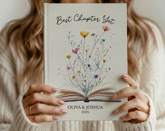 Personalized Wedding Journal For Bride Notebook Engagement Journal Bride To Be Notebook Couple Journal Best Chapter Gift For Bridal Shower
