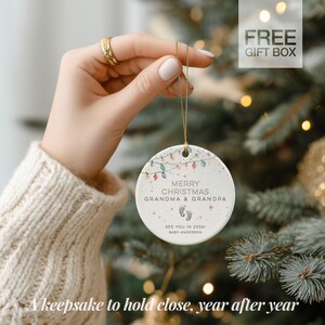 Pregnancy Announcement Ornament New Baby Ornament For New Parents See You In 2026 Announcing Pregnancy Christmas Ornament For Expecting Mom image 3