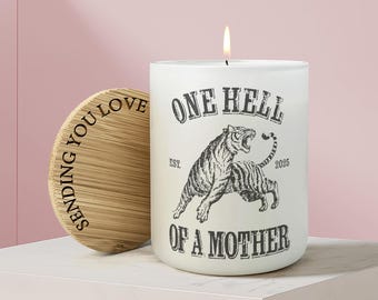 Funny Mom Candle For Mom Candle, Funny Motherhood Gift For New Mom Gift From Daughter Mother's Day Candle For New Mom Birthday Gift Mother