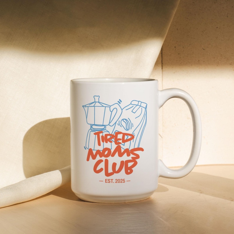 Personalized New Dad Mug For Dad, Expecting Dad Gift For New Mom, Tired Dads Club Mug, Baby Shower Gift, Father's Day Gift, New Parent Gift Mom