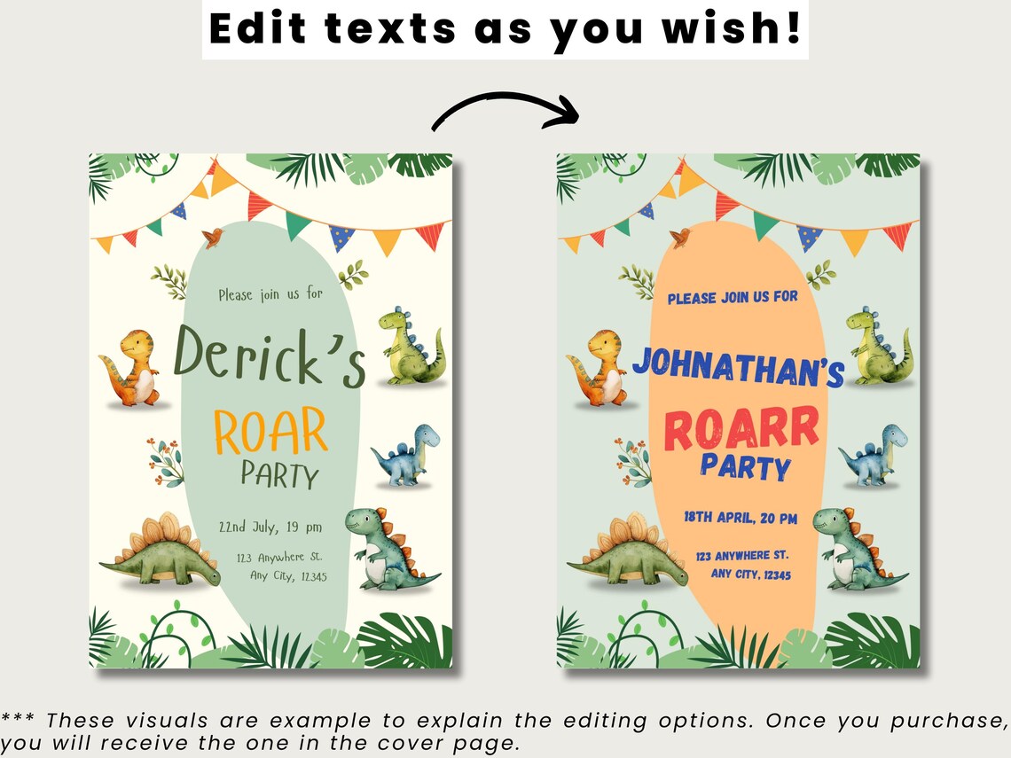 Coding Editable Digital Birthday Invitation Template, Software ...