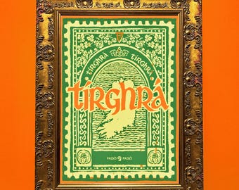 Tírghrá - Amore per il proprio paese - Prionta Gaeilge / Stampa in lingua irlandese / Regali irlandesi / Poster irlandese / A3