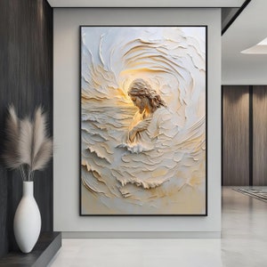 Jesus Leinwanddruck, Jesus Kunst, Jesus Moderne Leinwand Kunst, Jesus Malerei, Jesus Poster, Jesus Fame Leinwandkunst
