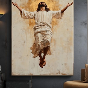 Jesus canvas print, jesus Art, jesus crucified,  jesus Modern Canvas Art, jesus painting, jesus poster,