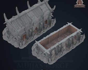 Orc Armoury - 28mm Miniature Terrain, 3D Printed