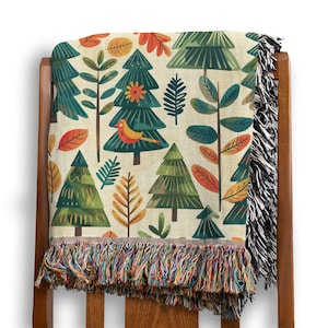 Woven Blanket Mockup Jacquard Fringed Blanket Canva Mockup Photoshop Folded Blanket Fringe Woven Thrown Chair Blanket Mockup