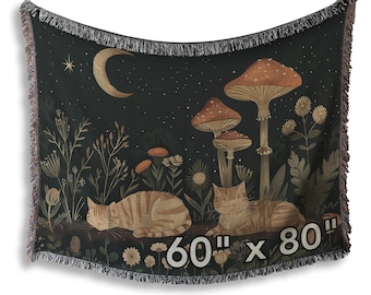 Maqueta de manta tejida, maqueta de manta con flecos de jacquard en Canva, maqueta de manta con flecos en Photoshop