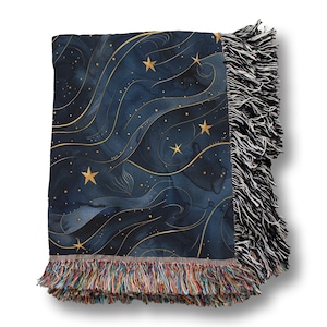 Woven Blanket Mockup Jacquard Fringed Blanket Canva Mockup Photoshop Folded Blanket Fringe Woven Thrown Blanket Mockup