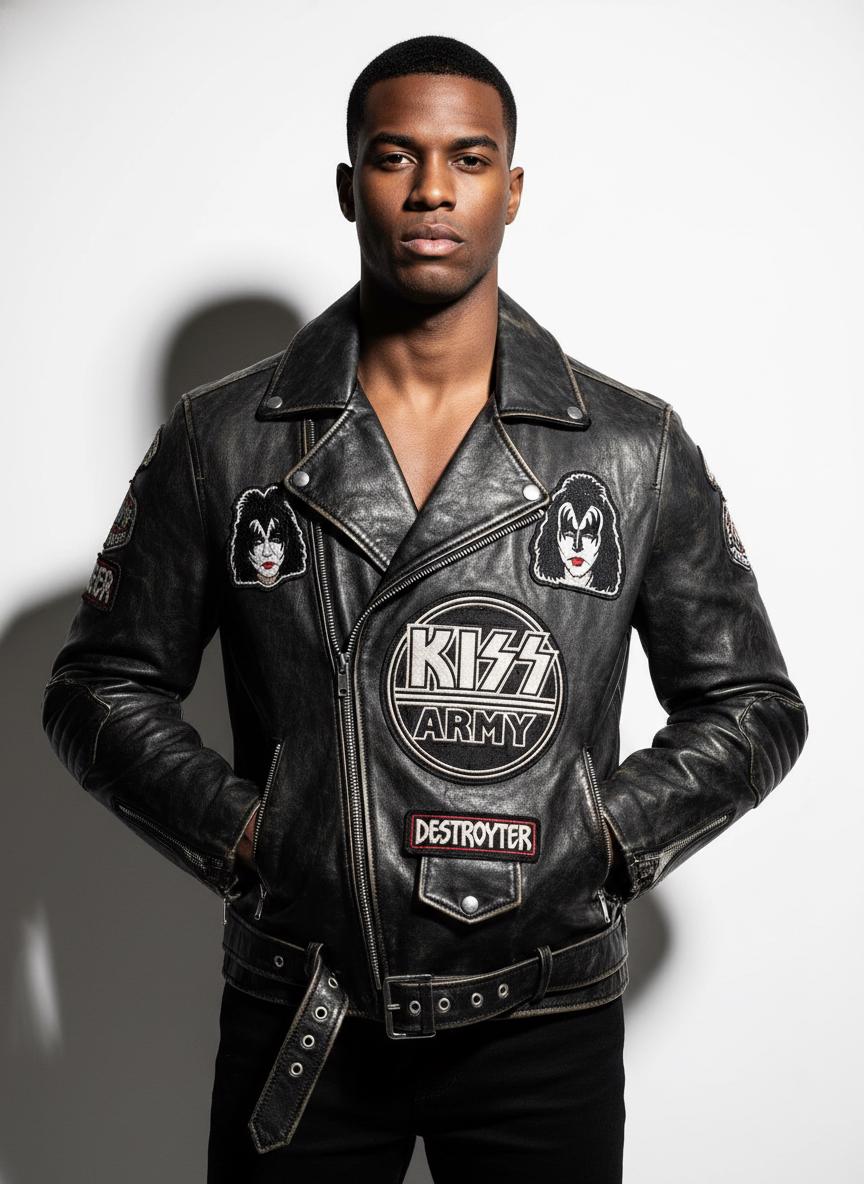 Kiss Band Leather Jacket - Etsy