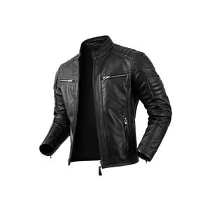 Blouson en cuir noir Cafe Racer Retro 3 style motard pour homme, veste en cuir matelassée à la mode moto antique antique faite main, cadeau pour lui