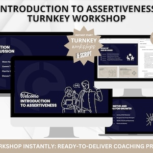 Assertive Communication Coaching Workshop: Ready-to-Use Toolkit (Digital Download)