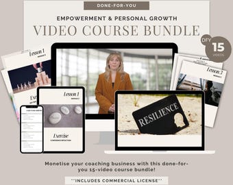 Pacote de Cursos em Vídeo de Empoderamento: Ferramentas de Coaching Prontas para Você (Download Digital)