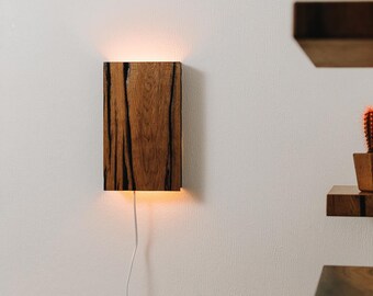 Wall Sconce Bog Oak Lamp Shade Wood Pendant Lamp Night Light Chandelier Lighting Wall Lamp Housewarming Gift