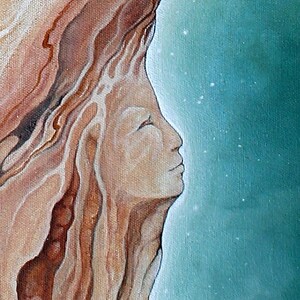 Earth Tree - 11x14 Tree of Life Art Print of Painting - Earth Goddess ...