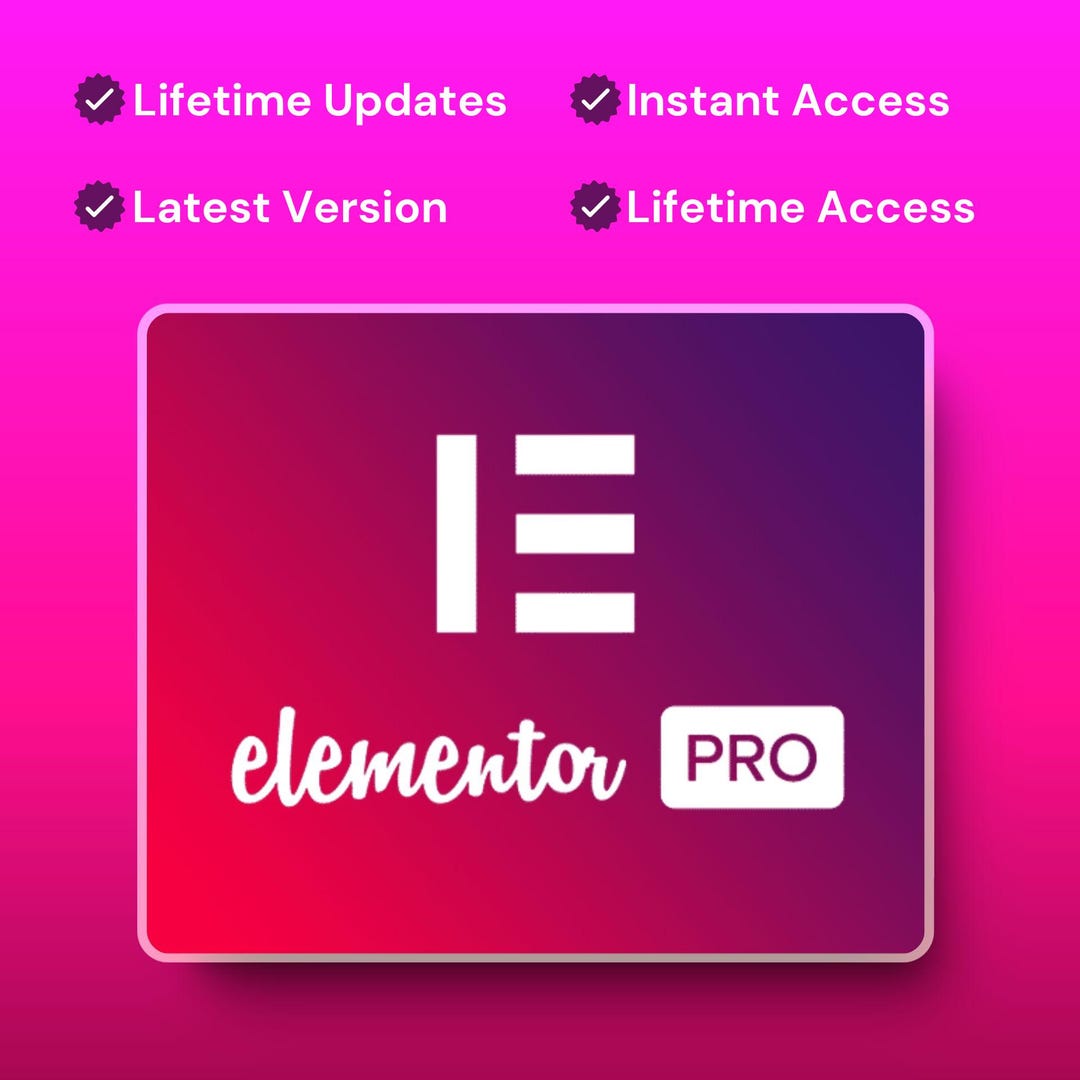 Elementor Pro Wordpress Page Builder Plugin GPL License Lifetime ...