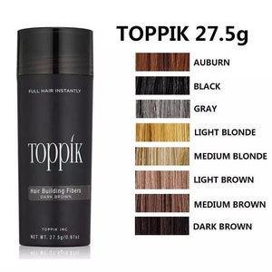 TOPPIK Hair Fiber - 27.5g / .97Oz US Free Shipping