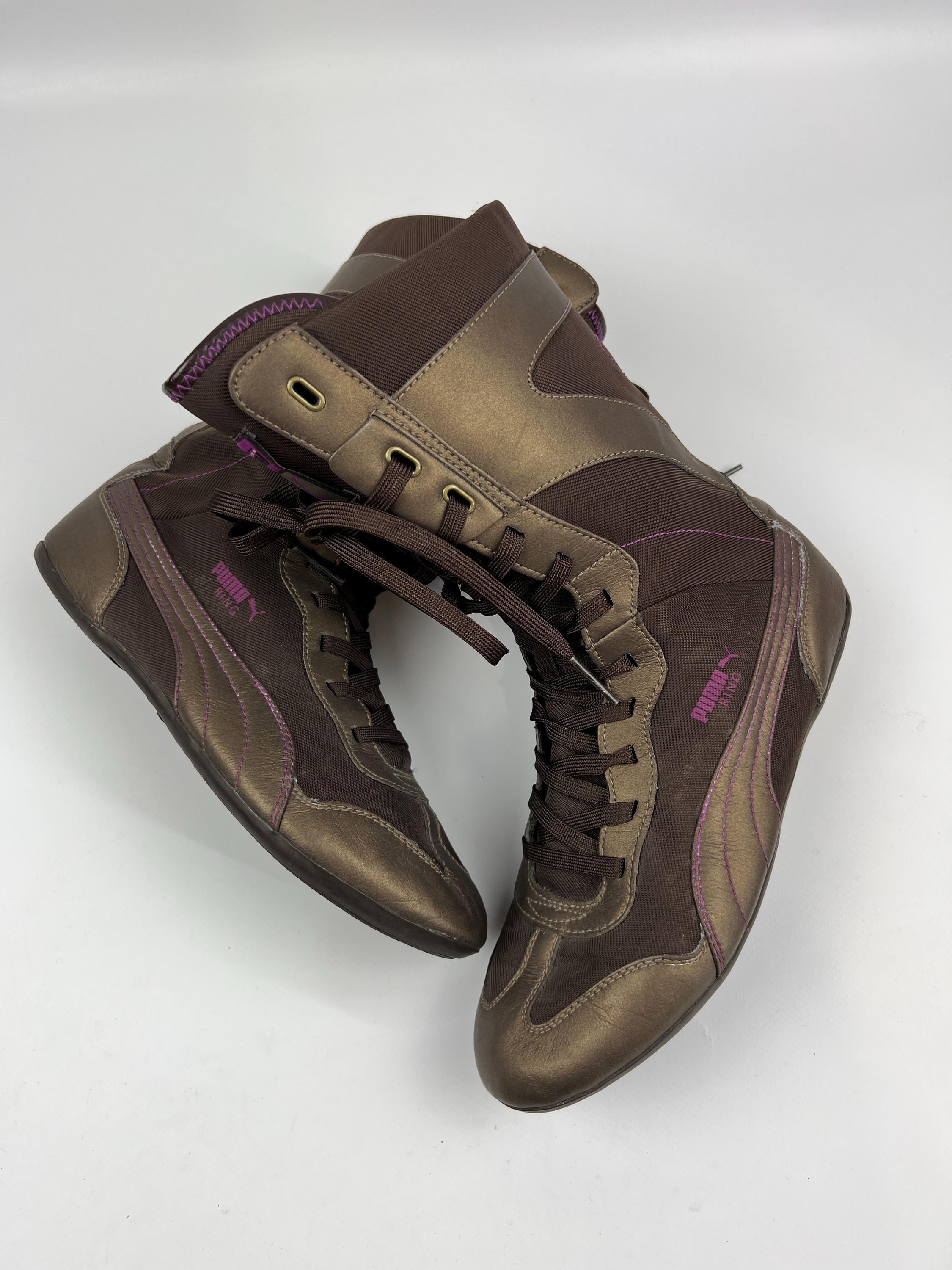Puma Ring Vintage Brown Bronze Medium High – Boxing Martial Arts