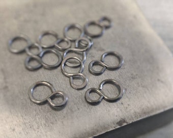 Connecteurs asymétriques en cuivre oxydé - lot de 10