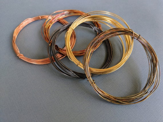 20 Gauge Wire Hand Applied Patina Jewelry Wire 