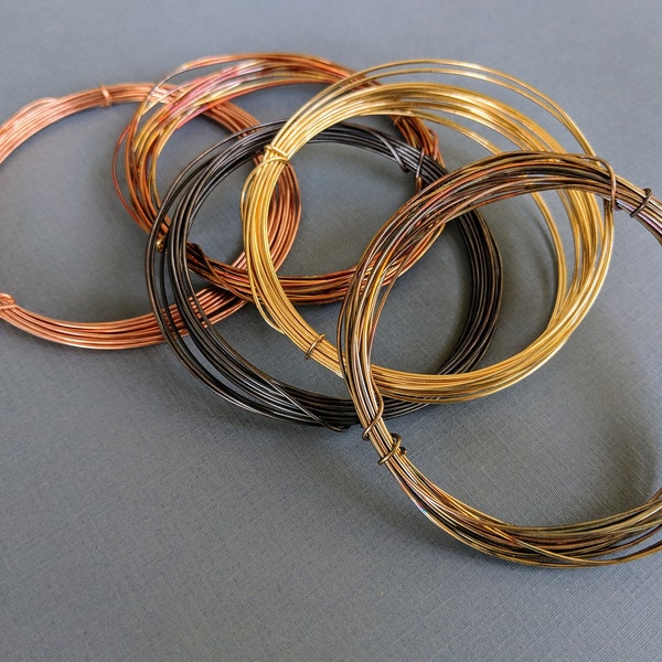 20 Gauge Wire- Hand Applied Patina Jewelry Wire