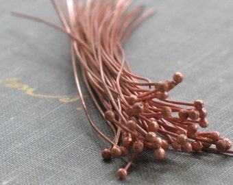 bulk order handmade copper head pins- qty 200