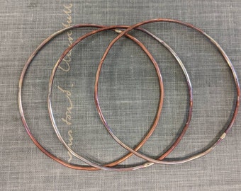 Firescale Kupfer Armreif Rohling - Menge 3