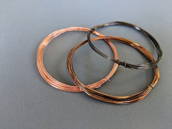 Copper wire jewelry DIY. Bare (Raw) Copper Wire. - Handmade Jewelry