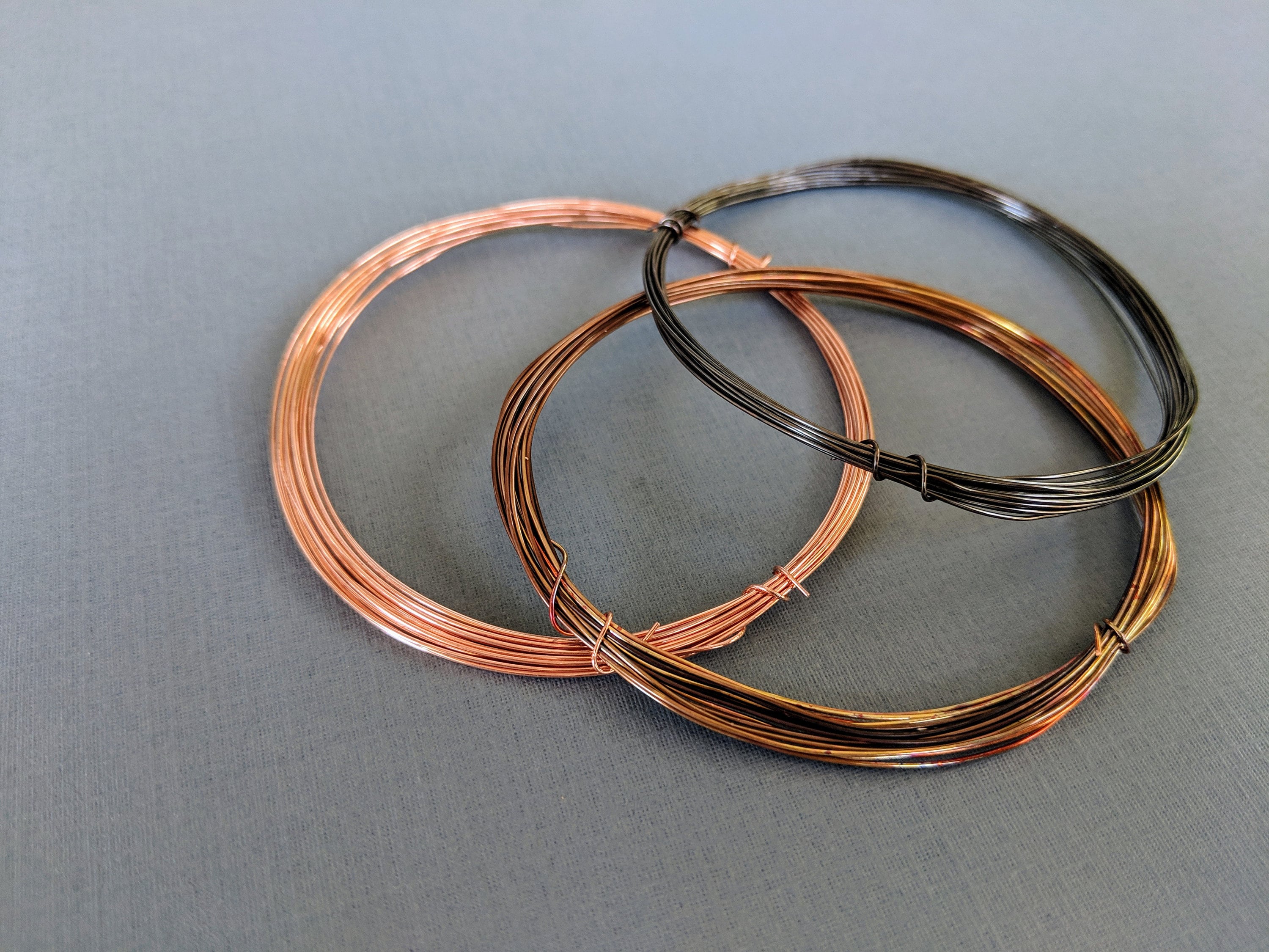 20 Gauge Wire Hand Applied Patina Jewelry Wire 