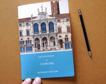 The Little Book of Churches with reproductions of my original watercolours. Limited edition of 10 copies only. Signed and numbered.