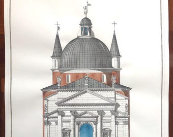 Redentore Church Venice Watercolor Painting by Giovanni Giaconi (21.25x30in)