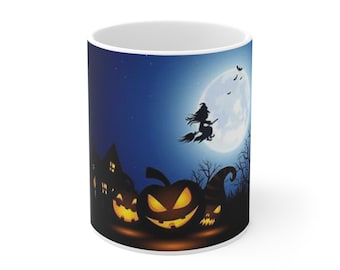 Taza de Halloween, tazas de café de cerámica, 11 oz, 15 oz