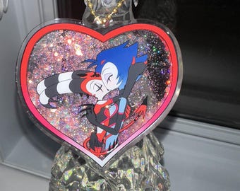 Blitz and Stolas Valentine Keychain