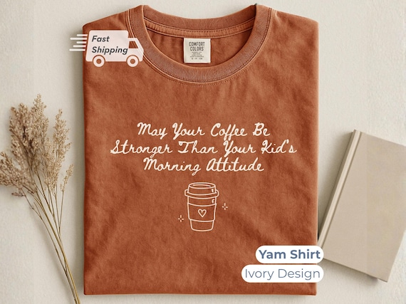 Strong Coffee Mom Shirt, Back To School Parent Tee, Sleepy Kid Attitude Humor, Caffeine Lover Gift, Early Morning Family Routine Outfit
