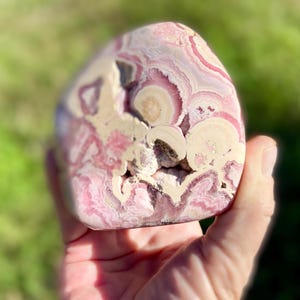 AAA Grade Rhodochrosite Stalactite Freeform | Collector’s Specimen | 718g | Capillitas Mine, Argentina