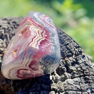 AAA Grade Rhodochrosite Stalactite Freeform | Collector’s Specimen | 363g | Capillitas Mine, Argentina
