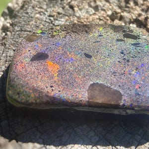 Multi-Coloured Gemmy Andamooka Hard Matrix Opal | Collector’s Specimen | 700 Carats | Polished Australian Opal