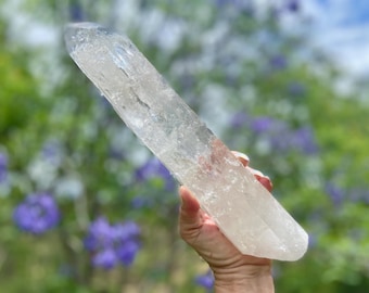 Large Double Terminated Lemurian Quartz 1.313kg | 28cm Natural Brazilian Record Keeper Crystal