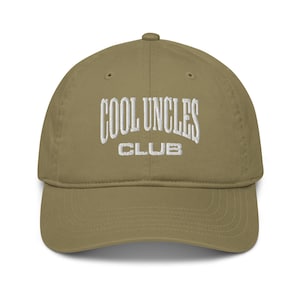 Coole Uncles Club Hut Geschenk Onkel Shirt Stickerei Bio Dad Hut Schwangerschaftansage für Onkel für neue Onkel Weihnachtsgeschenke für Onkel