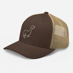 dinosaur dino embroidered Trucker Cap Palaeontologist Diplodocus Jurassic hat