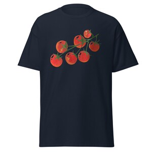 tomato print Tomato Blockprint Tomato Humor Tomato Fruit Illustration Botanical top gift vegan Tomatoes lover Unisex classic tee
