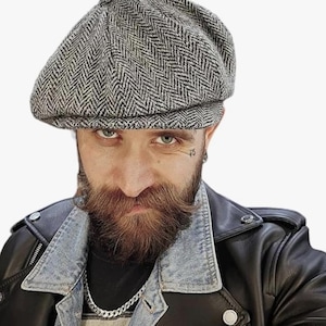 Newsboy Cap Gunn Shelby Flat Cap Herringbone Vintage Style Tommy Baker Boy Cap Razor Party Woollen Bud Irish flat cap Christmas Gift for him