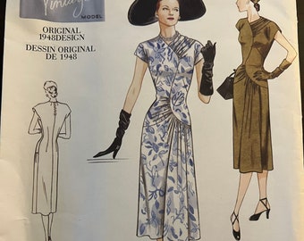 Vogue V2787 1948 size 18-22 Dress Pattern UNCUT